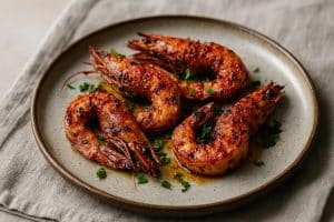 Crevettes grillées au piment d’Espelette