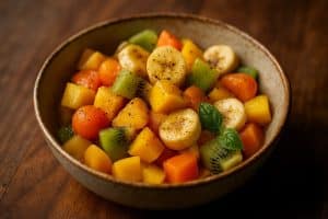 Salade de fruits exotiques à la cardamome
