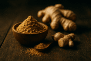 Gingembre en poudre : piquant doux et créatif