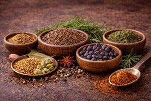Les épices de la cuisine nordique (Suède, Danemark)