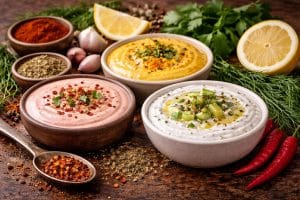 Les épices dans les sauces froides : stabilité et dosage