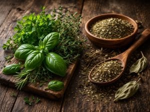 Herbes fraîches vs herbes sèches